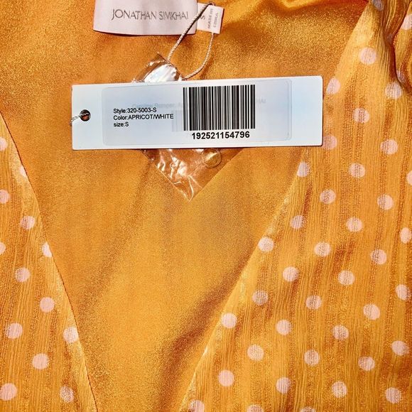 JONATHAN SIMKHAI Caroline Silk Polka Dot Romper Jumper BNWT - Picture 3 of 3